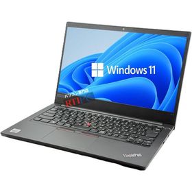 中古ノート【Thinkpad E14】MS オフィス2024付き , 第10世代 CPU SSD搭載 Core i3 8GB, 628GB, 14型, Wi-Fi, Win 11Pro搭載, HDMI カメラ,