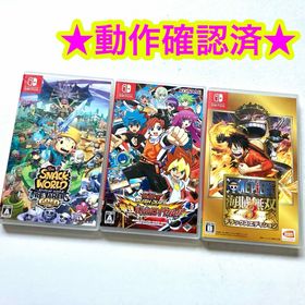 ニンテンドースイッチ(Nintendo Switch)のスナックワールド トレジャラーズ ワンピース 海賊無双3デラックス 遊戯王 3点(家庭用ゲームソフト)