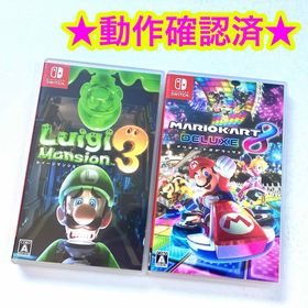 ニンテンドースイッチ(Nintendo Switch)のswitch ルイージマンション 3 マリオカート8 デラックス 2点セット(家庭用ゲームソフト)