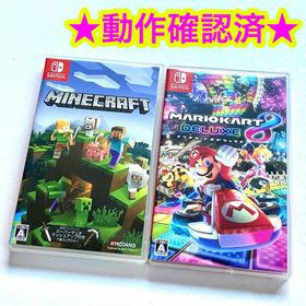 ニンテンドースイッチ(Nintendo Switch)のswitch マインクラフト マリオカート8 デラックス 2点セット(家庭用ゲームソフト)