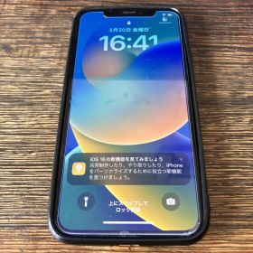 Apple iPhone X 本体 64G イヤホン付