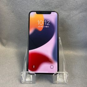 美品 国内版 SIMフリー iPhoneX 64GB シルバー色
