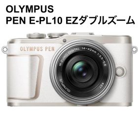 【美品】OLYMPUS PEN E-PL10 EZダブルズーム ミラーレス一眼
