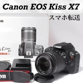 Canon EOS Kiss X7 レンズキット スマホ転送 軽量一眼レフ