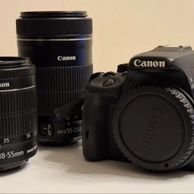 Canon EOS Kiss X7 ズームレンズ2本セット