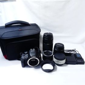 Canon EOS KIss X7 ダブルズームキット 本体＋レンズ2本＋EXTENDEREF1.4×Ⅱ デジタル一眼カメラ デジイチ デジカメ