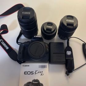 Canon EOS Kiss X7 レンズ3本セット
