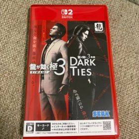 龍が如く 極3 初回特典未使用 外伝 Dark Ties switch2