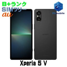 【中古】SOG12 Xperia 5 V【美品 利用制限○】 SIMフリー ブラック au エーユー エクスペリア ソニー・エリクソン D127423-スマートホン スマートフォン スマホ 携帯電話 白ロム 本体 格安