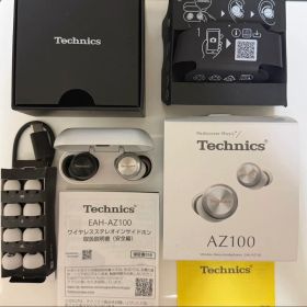 Technics EAH-AZ100 イヤホン左ブラック右シルバー