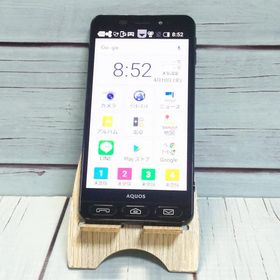 softbank SHARP シンプルスマホ3 509SH ブラック 本体 白ロム SIMロック解除済み SIMフリー B112336