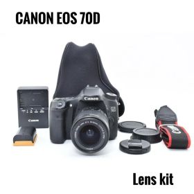 【美品】CANON EOS 70D レンズキット デジタルー眼レフカメラ