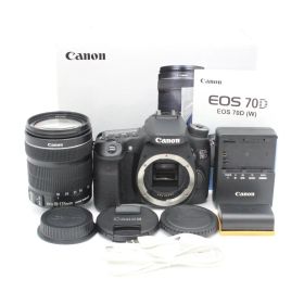 ショット数2,591！元箱付き■ほぼ新品■CANON EOS70D レンズキット