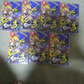 【美品・お得】スプラトゥーン3 Switch 7つ(家庭用ゲームソフト)