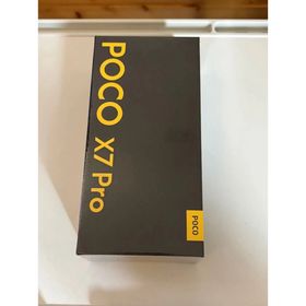シャオミ(Xiaomi)の【新品未開封】POCO X7 Pro グローバル版 ブラック 512GB(スマートフォン本体)