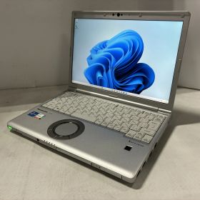 【訳アリ】Panasonic Let's note SV1 CF-SV1SRJQP インテル第11世代CPU Intel Core i7-1185G7 3.00GHz メモリ32GB M.2SSD 512GB 12.1インチ WUXGA 1920*1200 無線LAN WEBカメラ DVD-RW 送料無料 30日保証 中古ノートパソコン 中古パソコン 中古PC 0420E