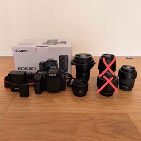 キヤノン(Canon)のCanon EOS 80D デジタル一眼レフカメラ lレンズセット(デジタル一眼)