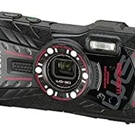 【中古】「非常に良い」RICOH 防水デジタルカメラ RICOH WG-30 エボニーブラック 防水12m耐ショック1.5m耐寒-10度 RICOH WG-30 BK 04591