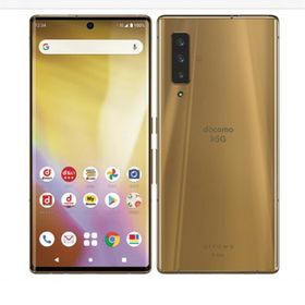 アローズ(arrows)の中古 docomo F-52A arrows NX9 ゴールド 本体(スマートフォン本体)