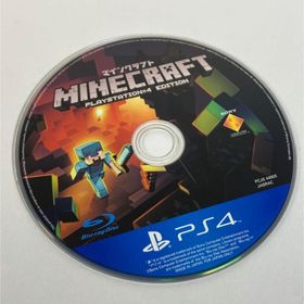マインクラフトPS4版 ディスクのみ ジャンク品(家庭用ゲームソフト)
