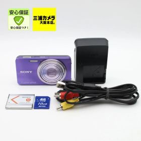 【極上品】 SONY Cyber-Shot DSC-W570 バイオレット 1610万画素CCD 光学5倍 デジタルカメラ #07203137