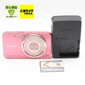 【極上品】 SONY Cyber-Shot DSC-W570 ピンク 1610万画素CCD 光学5倍 デジタルカメラ #0710399