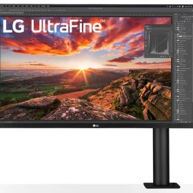 【新品・2営業日で発送】LG LG電子 32UN880K-B 31.5型 4K IPS エルゴアーム 液晶 3840×1080～2160 スピーカー搭載 D...