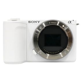 ソニー(SONY)の[中古] ソニー VLOGCAM ZV-E10M2 ボディ ミラーレス一眼 zv-e10m2-wホワイト[非常に良い(A)](ミラーレス一眼)
