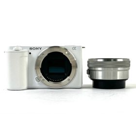 ソニー VLOGCAM ZV-E10L パワーズームレンズキット ホワイト 中古(ミラーレス一眼)