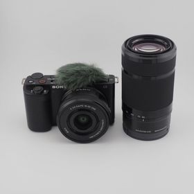 ソニー(SONY)の【中古】(ソニー) SONY VLOGCAM ZV-E10Y B Wズームキット(コンパクトデジタルカメラ)
