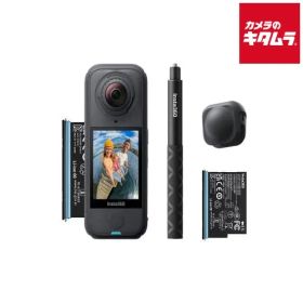 【新品】Insta360 X4 Air Starter Bundle Graphite Black（CINSAAFA-SE03） ビデオカメラ 4K 小型 高画質 ウェアラブル 全天球360度カメラ
