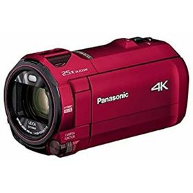 【中古】「非常に良い」パナソニック 4K ビデオカメラ VX992M 64GB 光学20倍ズーム アーバンレッド HC-VX992M-R(ビデオカメラ)