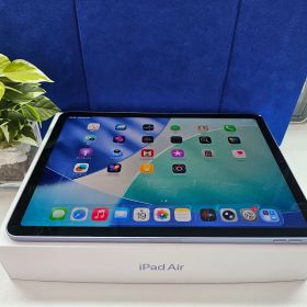 E2113【美品】iPad Air5 Purple 256GB Wi-Fiモデル バッテリー最大容量97% ガラスコーティング施工済み
