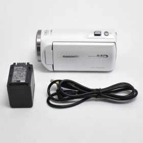 B#12000 パナソニック HDビデオカメラ V480MS 32GB 高倍率90倍ズーム ホワイト HC-V480MS-W