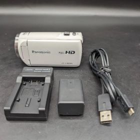 【動作良好】PANASONIC HC-V480MS W ホワイト