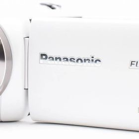 パナソニック ビデオカメラ Panasonic HC-V480MS-W ホワイト 中古 美品 届いてすぐに使える 新品SDカード付き 5軸ハイブリッド手ブレ補正 長期保証