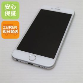 アイフォーン(iPhone)の新品同様 SOFTBANK iPhone6 16GB シルバー 白ロム M666(スマートフォン本体)