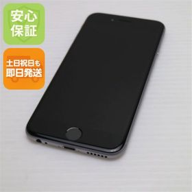 アイフォーン(iPhone)の新品同様 SOFTBANK iPhone6 16GB スペースグレイ M666(スマートフォン本体)