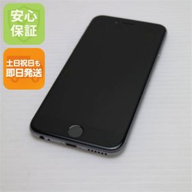 アイフォーン(iPhone)の新品同様 SOFTBANK iPhone6 16GB スペースグレイ M666(スマートフォン本体)