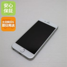 アイフォーン(iPhone)の新品同様 SOFTBANK iPhone6 16GB シルバー 白ロム M666(スマートフォン本体)