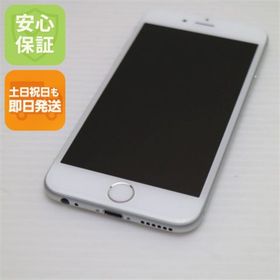 アイフォーン(iPhone)の新品同様 SOFTBANK iPhone6 16GB シルバー 白ロム M666(スマートフォン本体)