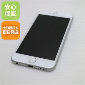 アイフォーン(iPhone)の超美品 au iPhone6 16GB シルバー 白ロム M666(スマートフォン本体)