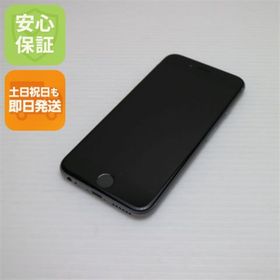 アイフォーン(iPhone)の超美品 SOFTBANK iPhone6 16GB スペースグレイ M666(スマートフォン本体)
