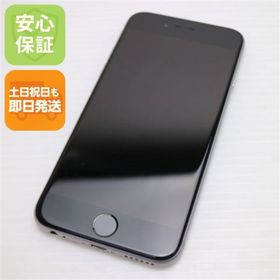 アイフォーン(iPhone)の超美品 au iPhone6 16GB スペースグレイ 白ロム M000(スマートフォン本体)