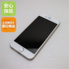 アイフォーン(iPhone)の超美品 DoCoMo iPhone6 64GB ゴールド 白ロム M888(スマートフォン本体)