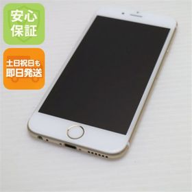 アイフォーン(iPhone)の超美品 DoCoMo iPhone6 64GB ゴールド 白ロム M999(スマートフォン本体)