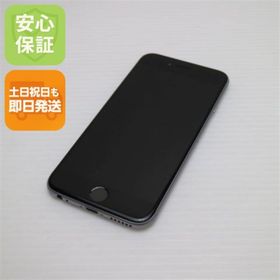 アイフォーン(iPhone)の良品中古 au iPhone6 16GB スペースグレイ 白ロム M555(スマートフォン本体)