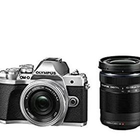 【中古】「非常に良い」OLYMPUS ミラーレス一眼カメラ OM-D E-M10 MarkIII EZダブルズームキット シルバー