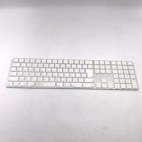 アップル(Apple)の【全額返金保証】【最速発送】Apple Magic Keyboard with Numeric Keypad MQ052J/A 美品 動作確認済(PC周辺機器)