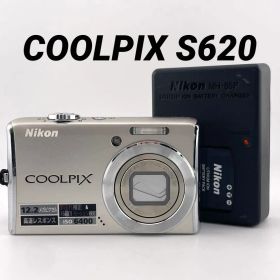 実写美⭕️美品【動作確認済】 Nikon COOLPIX S620 デジカメ